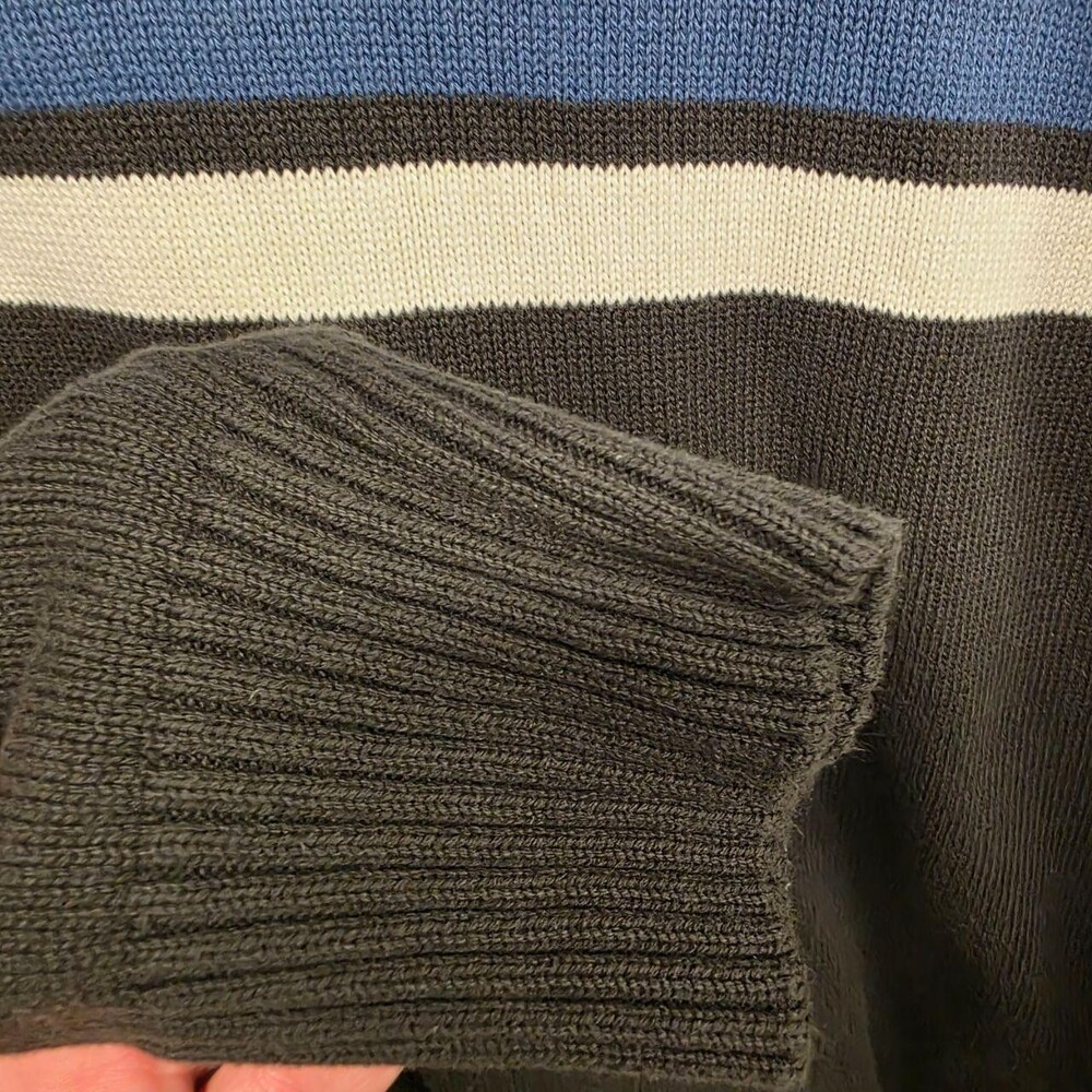 Eddie Bauer Men's Black and Blue Sweatshirt - Picture 3 of 4
